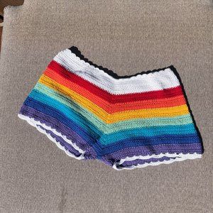 Size small crochet shorts Rehab Lab